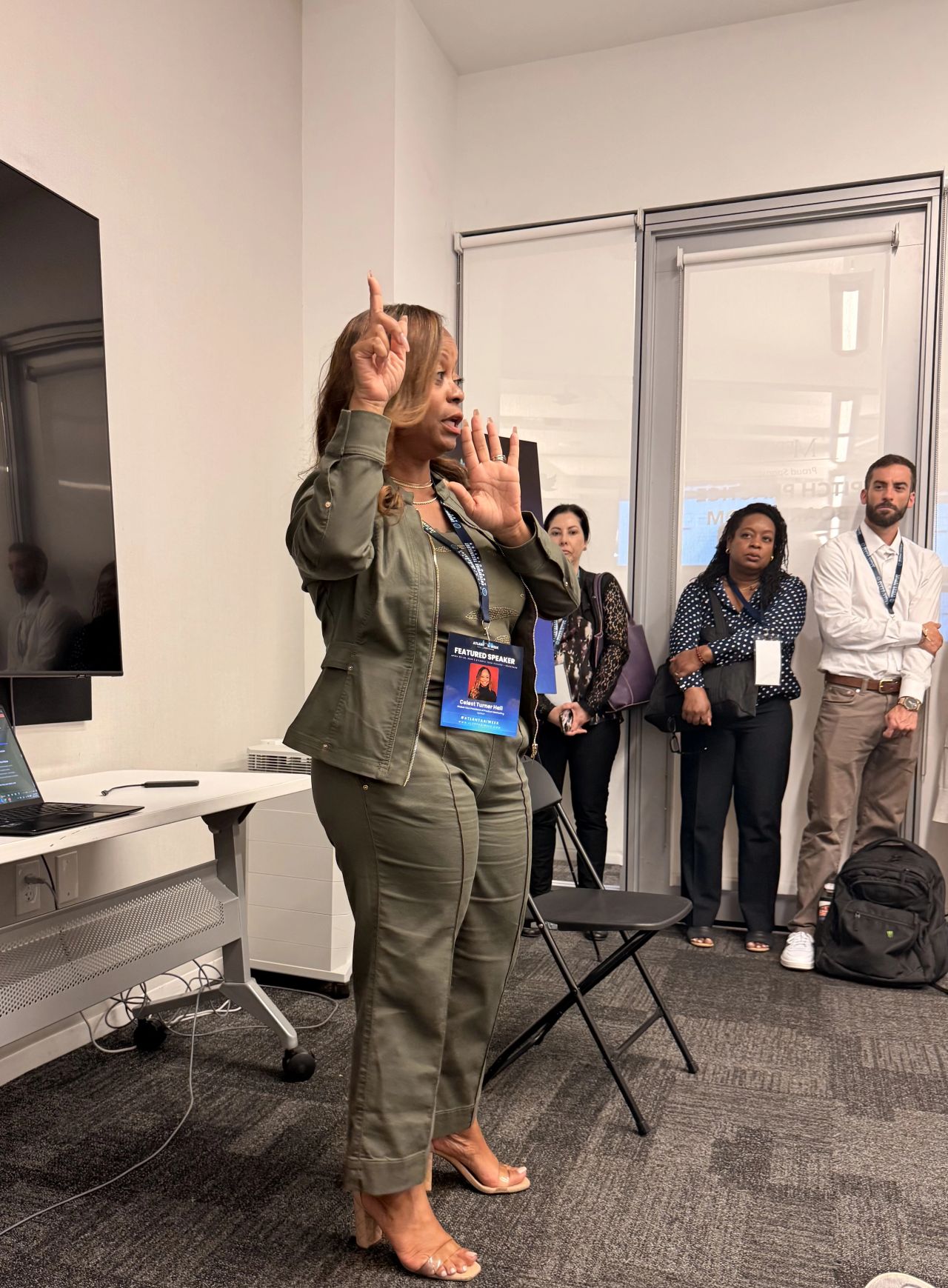 Celest delivering a featured talk at Atlanta AI Week